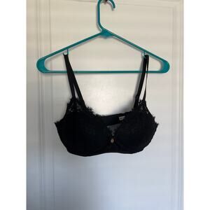 Aerie Lace Bralette – Size 34D – Black